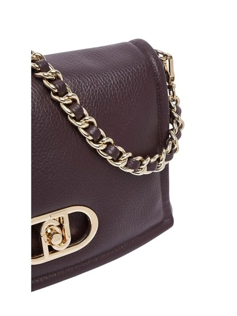 BORSA A SPALLA TRAPUNTATA DONNA ROSSA