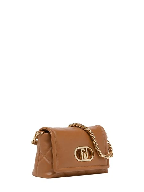 BORSA A SPALLA LAPUFFY MEDIA CON MATELASSÉ DONNA CUOIO