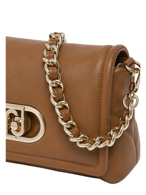 BORSA A SPALLA LAPUFFY MEDIA CON MATELASSÉ DONNA CUOIO