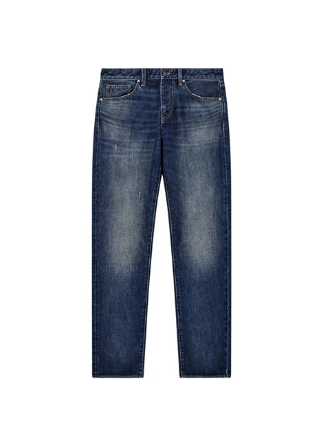 JEANS REGULAR IN DENIM UOMO BLU