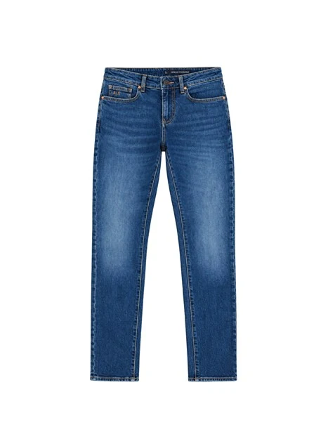 JEANS SLIM FIT DENIM 5 TASCHE UOMO BLU