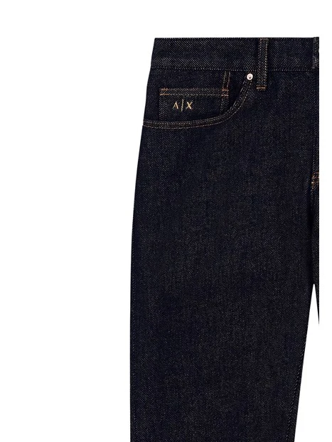 JEANS REGULAR IN DENIM UOMO BLU SCURO