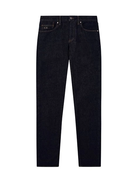 JEANS REGULAR IN DENIM UOMO BLU SCURO