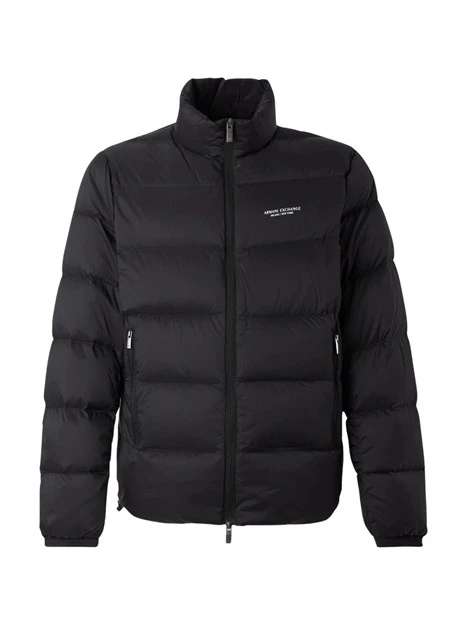PIUMINO CON ZIP A DOPPIO CURSORE UOMO NERO