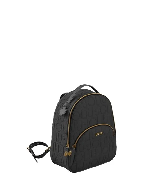 ZAINO AF6209E1139 LOGO MONOGRAM DONNA NERO