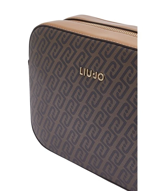 BORSA A TRACOLLA MEDIA MONOGRAM DONNA BEIGE