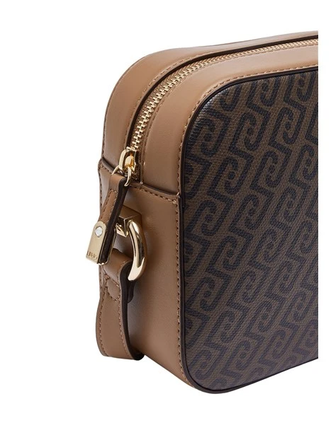 BORSA A TRACOLLA MEDIA MONOGRAM DONNA BEIGE