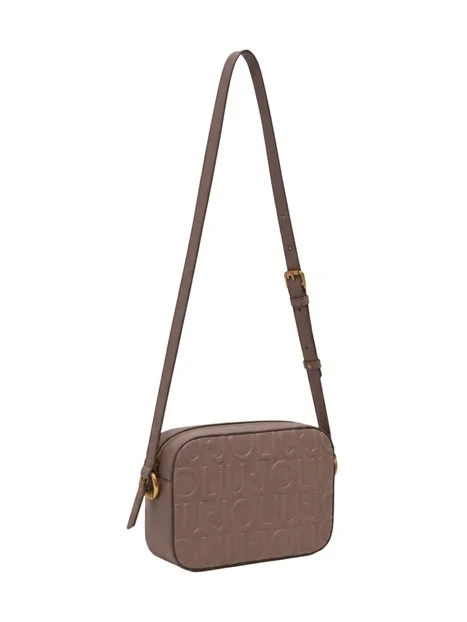 BORSA A TRACOLLA MEDIA EFFETTO NABUK DONNA MOCHA