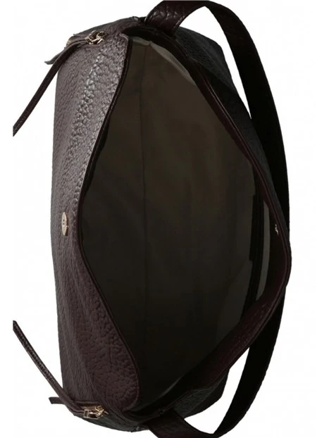 BORSA A SPALLA HOBO EFFETTO BOTTALATO DONNA BORDEAUX