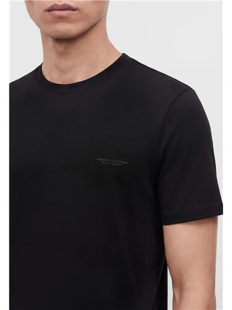 T-SHIRT SLIM GYM FIT UOMO NERA