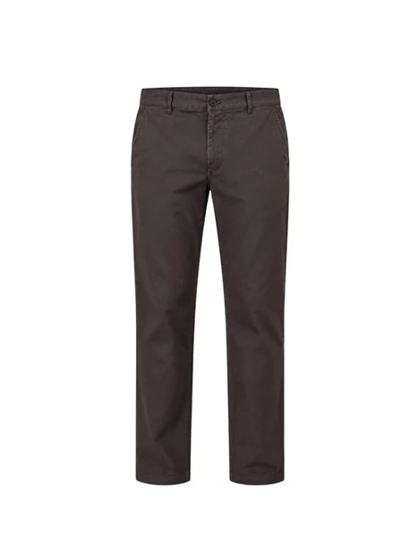 PANTALONI CHINO SLIM  IN COTONE UOMO MARRONE