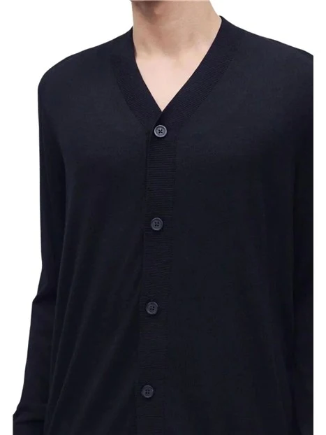 CARDIGAN UOMO MISTO FIBRA BLU NAVY
