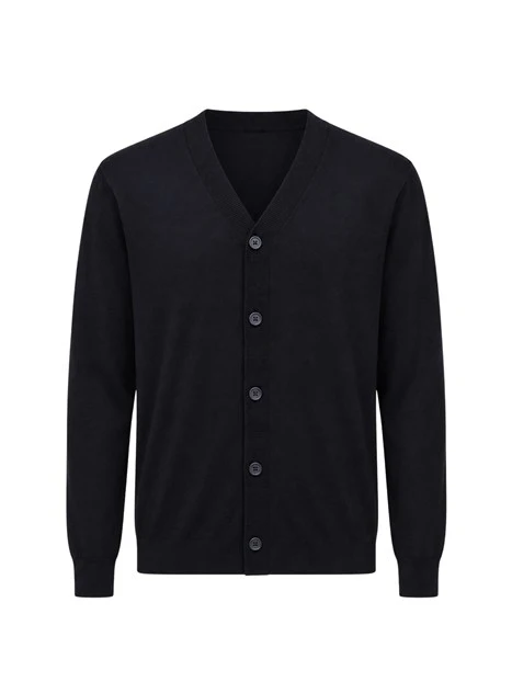 CARDIGAN UOMO MISTO FIBRA BLU NAVY