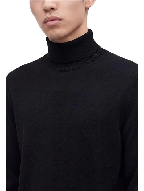 MAGLIA DOLCEVITA CLASSICA UOMO NERA