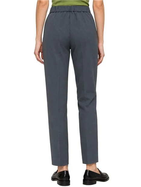 PANTALONI A SIGARETTA IN TESSUTO DA COMPLETO DONNA GRIGIO