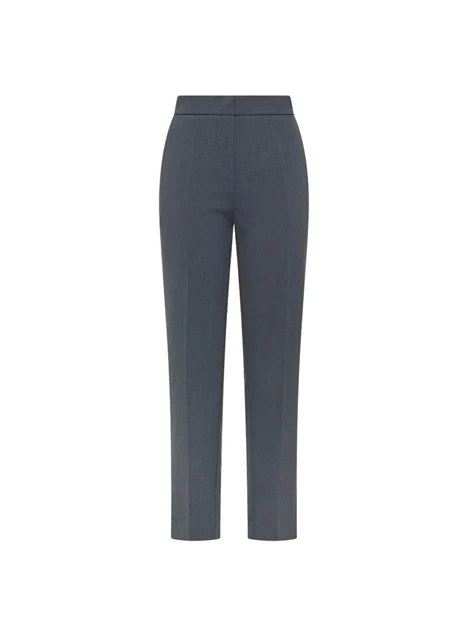 PANTALONI A SIGARETTA IN TESSUTO DA COMPLETO DONNA GRIGIO
