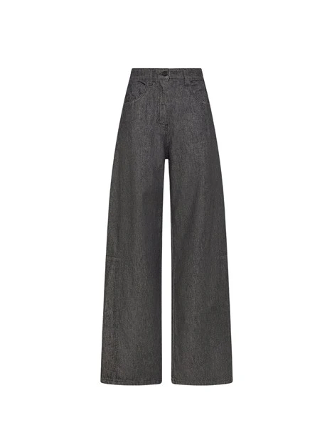 JEANS BOYFRIEND IN DENIM DONNA NERO