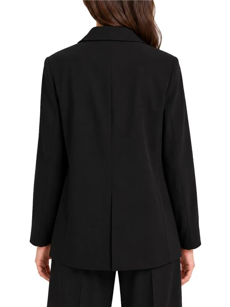 BLAZER DOPPIOPETTO CON FODERA DONNA NERO