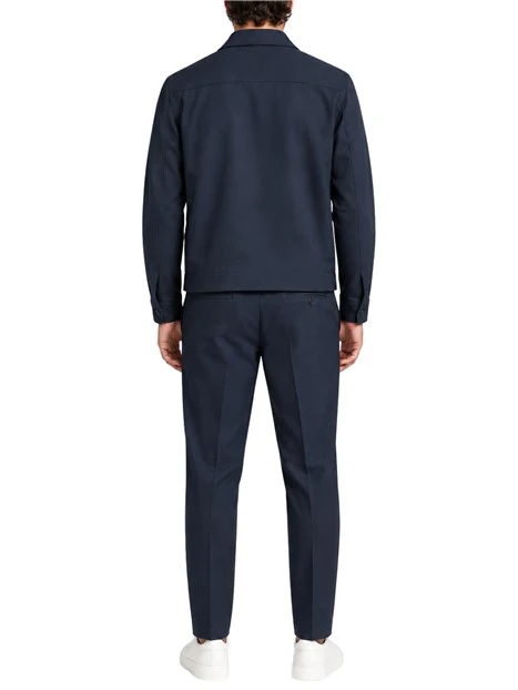 COMPLETO CON GIACCA CAMICIA UOMO BLU