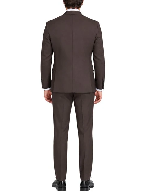 COMPLETO ELEGANTE CON GIACCA A DUE BOTTONI UOMO MARRONE