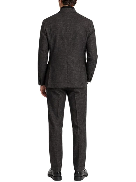 COMPLETO CON GIACCA DOPPIOPETTO PRINCE OF WALES UOMO NERO