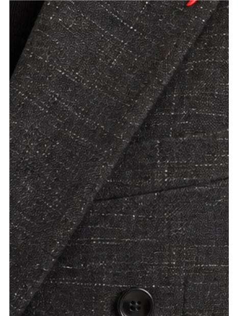 COMPLETO CON GIACCA DOPPIOPETTO PRINCE OF WALES UOMO NERO