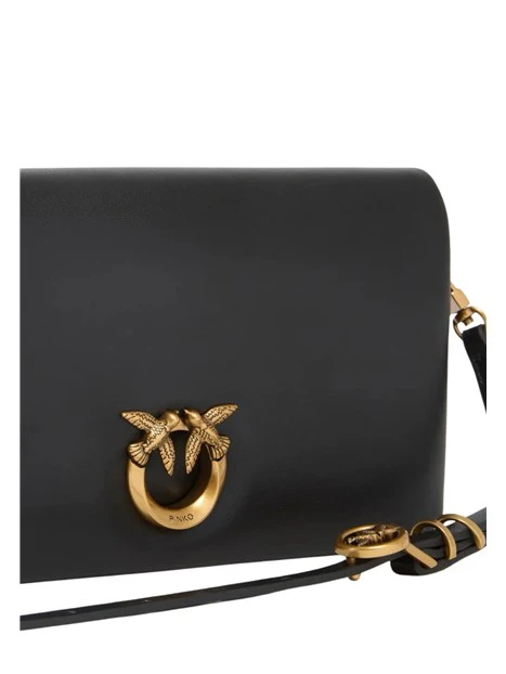 POCHETTE LOVE BAG CLICK SOFT MINI CON TRACOLLA DONNA NERO