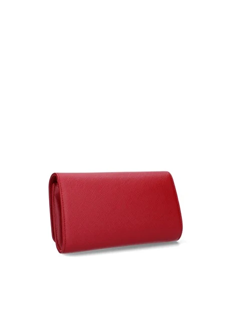 PORTAFOGLIO MAXI IN ECOPELLE DONNA ROSSO