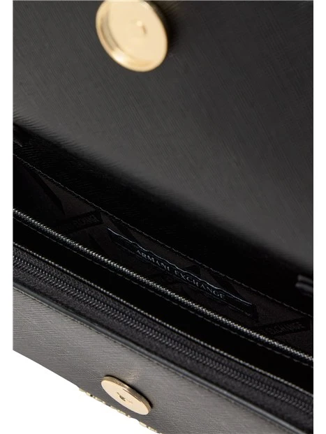 PORTAFOGLIO POCHETTE CON TRACOLLA DONNA NERO