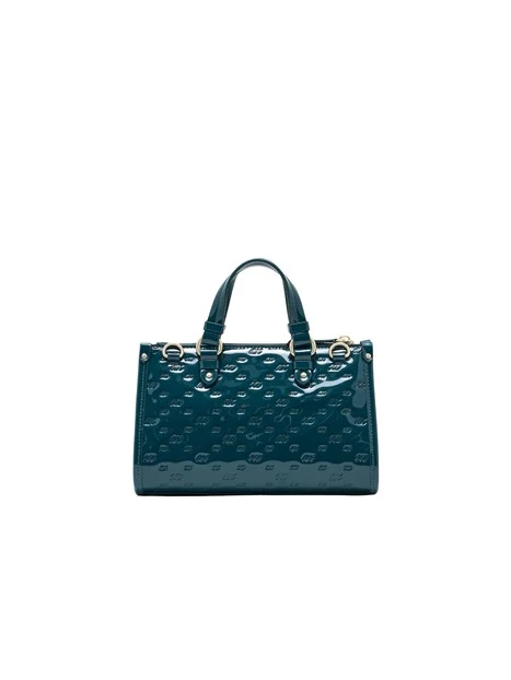 BORSA A MANO IN FINITURA LUCIDA DONNA VERDE