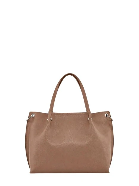 BORSA SHOPPING 2 IN 1 CON POCHETTE REMOVIBILE DONNA MARRONE