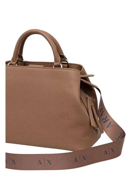 BORSA SHOPPING EFFETTO PELLE MARTELLATA DONNA BEIGE