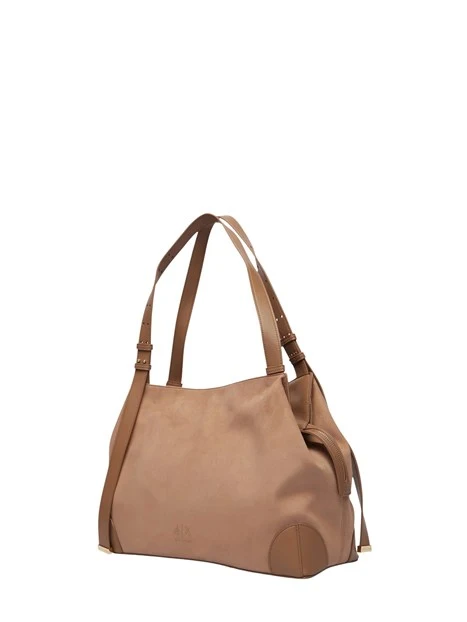 BORSA SHOPPING IN TESSUTO DONNA BEIGE