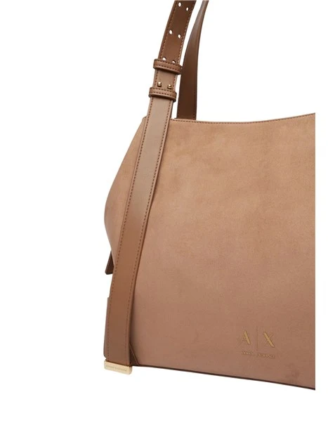 BORSA SHOPPING IN TESSUTO DONNA BEIGE