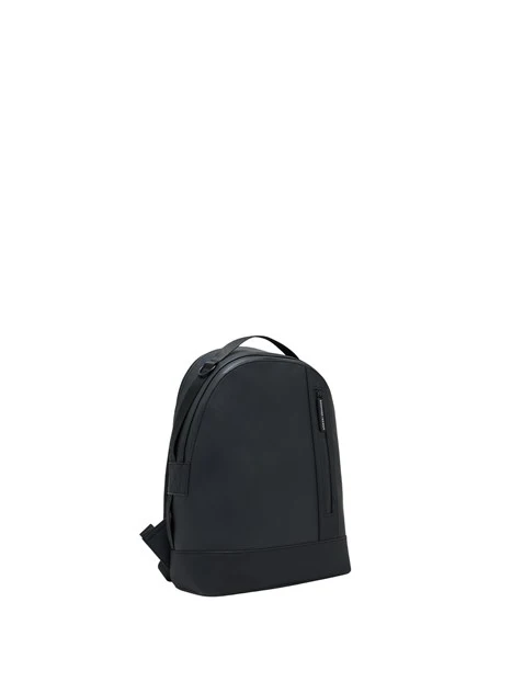 ZAINO MINIMAL CON ZIP VERTICALE UOMO NERO