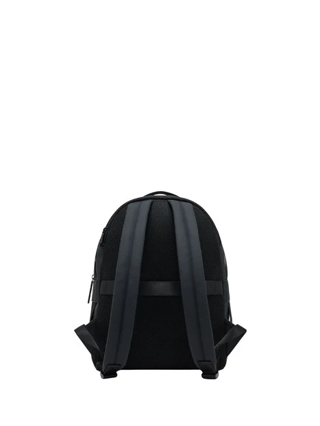 ZAINO MINIMAL CON ZIP VERTICALE UOMO NERO