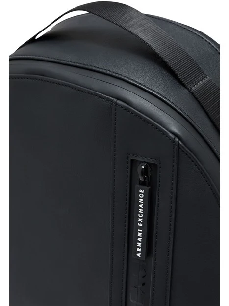 ZAINO MINIMAL CON ZIP VERTICALE UOMO NERO