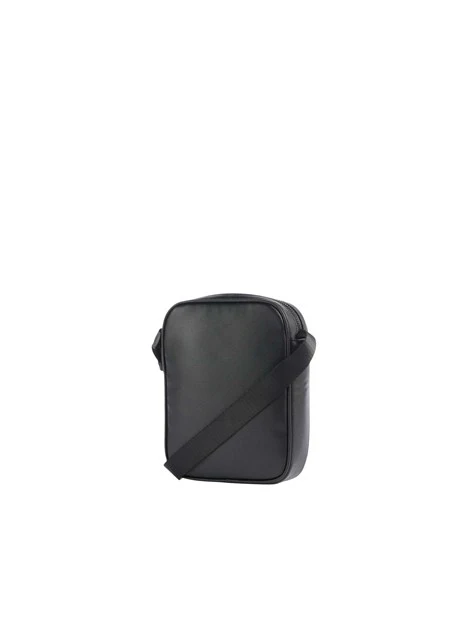 BORSA A TRACOLLA CON PANNELLI LOGATI UOMO NERO