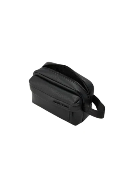 BORSELLO CON TASCA FRONTALE UOMO NERO