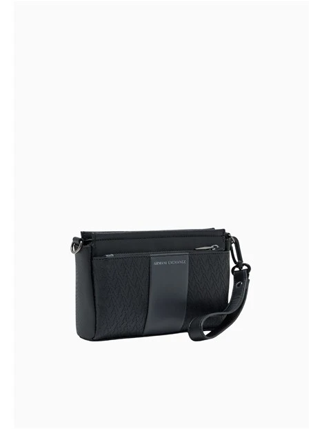POCHETTE CON CINTURINO UOMO NERA