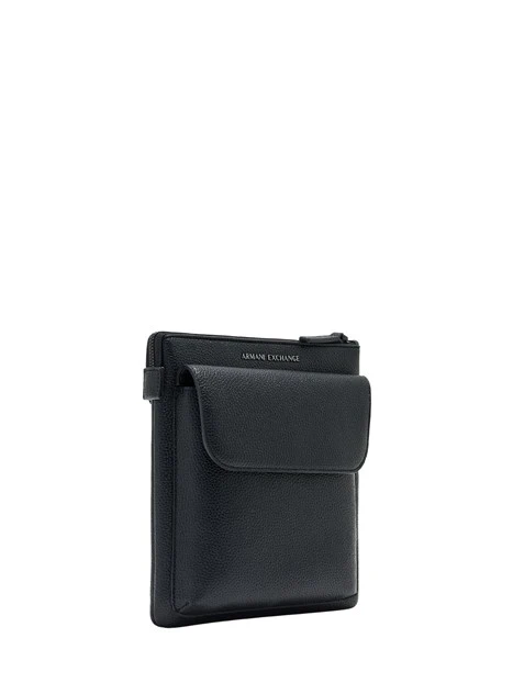 BORSELLO MESSENGER CON PATTA UOMO NERA