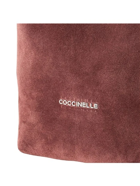 BORSA SHOPPING IN CAMOSCIO CON ASTUCCIO DONNA MARRONE