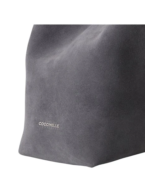 BORSA SHOPPING IN CAMOSCIO CON ASTUCCIO DONNA ANTRACITE