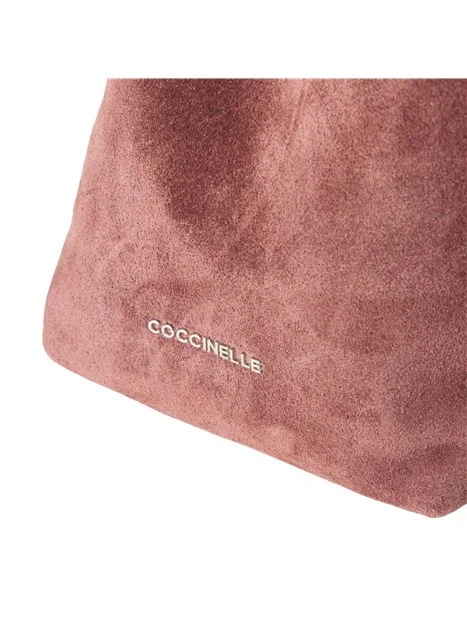 BORSA A MANO IN CAMOSCIO CON ASTUCCIO DONNA MARRONE