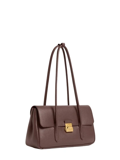 BORSA A SPALLA E1U4K120301 C-ME LOCK DONNA BORDEAUX