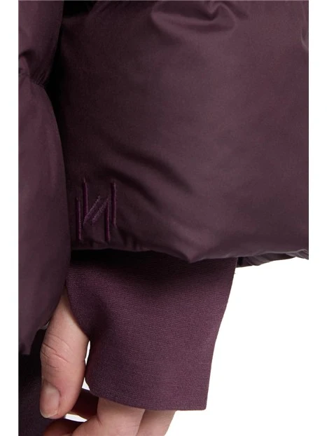 PIUMINO  CORTO WATERPROOF CON CINTURA DONNA VIOLA