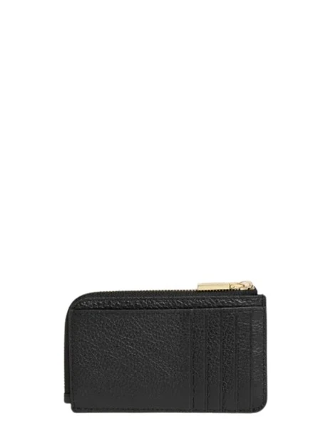 PORTACARTE METALLIC DONNA NERO