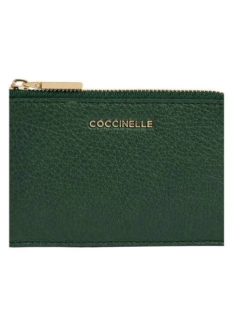 PORTACARTE METALLIC DONNA VERDE