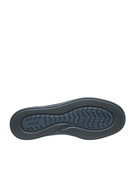 SNEAKERS BASSE SCAMOSCIATE CON DESIGN MONOCROMATICO UOMO BLU NAVY