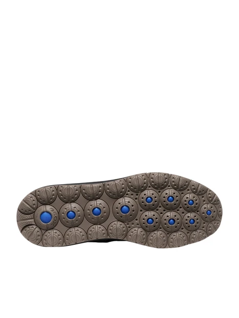 SNEAKERS BASSE MULTIMATERIALE CON DETTAGLI OUTDOOR UOMO MARRONE